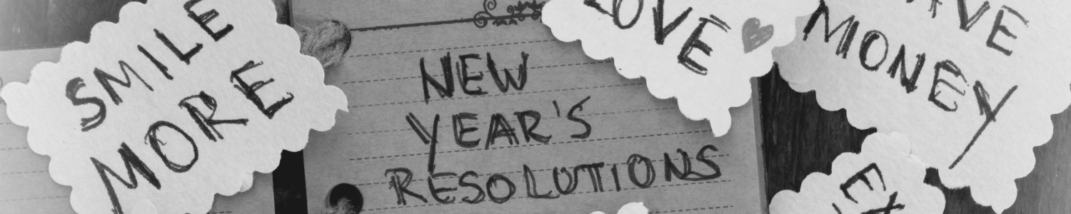 New Year's resolution notes