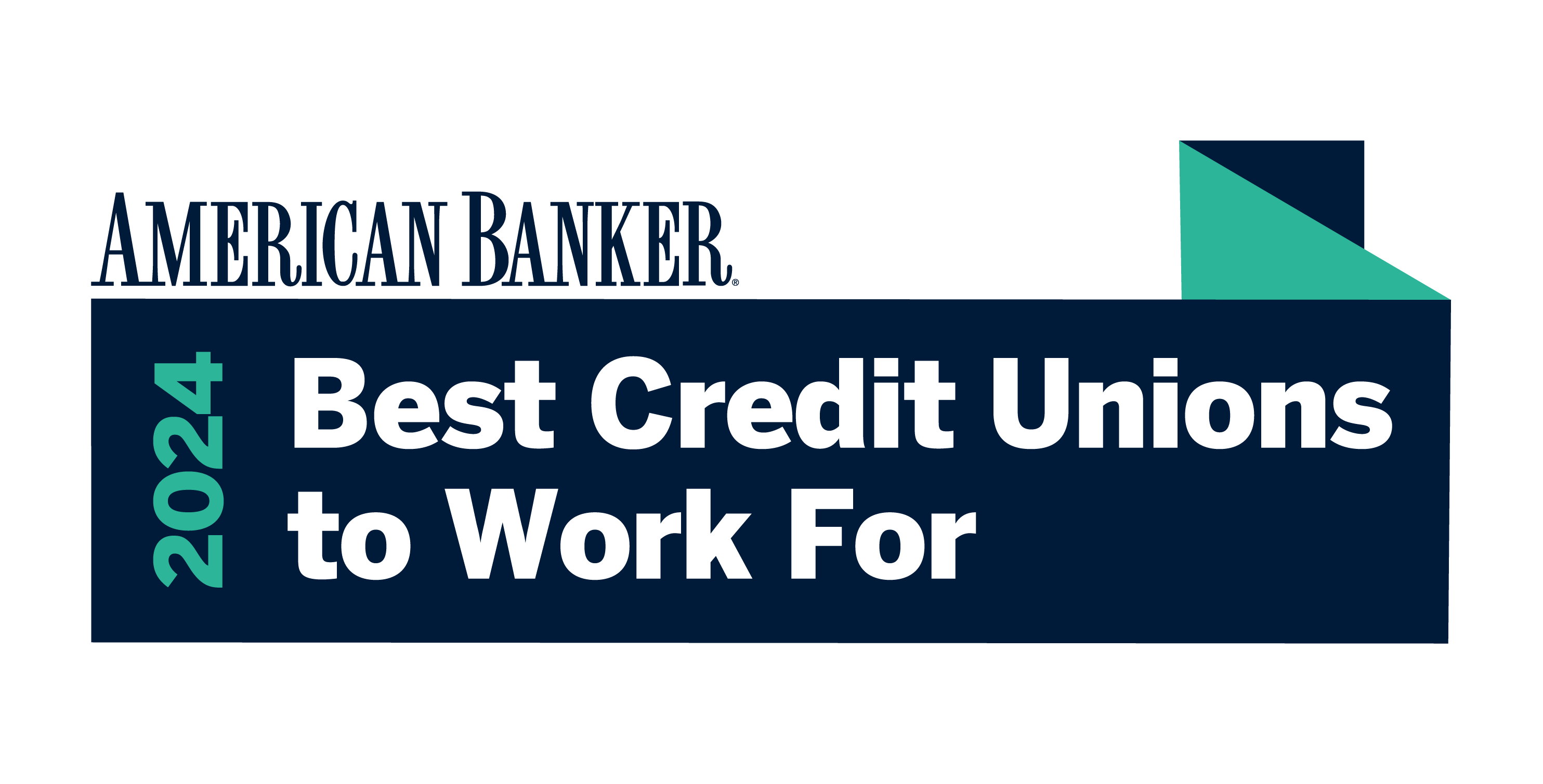 American Banker Logo for 2024 Best Credit Union to Work For